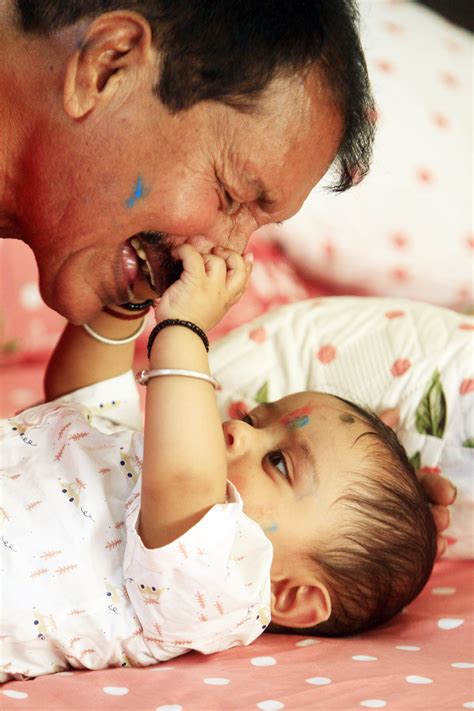 The Timeless Bond between Grandfather and Grandchild