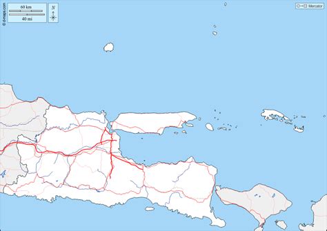 East Java, d-maps.com: free map, free blank map, free outline map, free ...