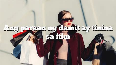 Ang paraan ng damit ay tinina sa itim - kaalaman