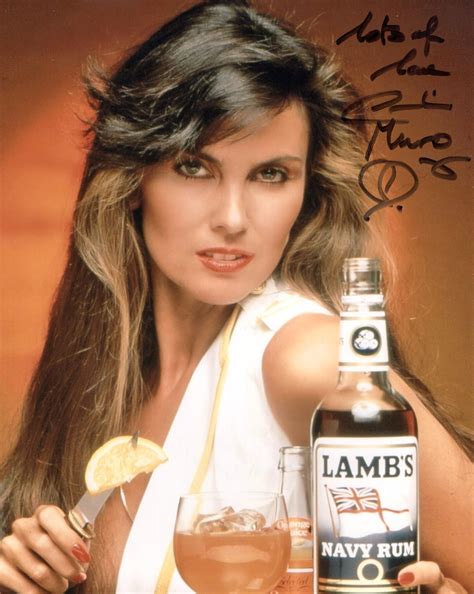 At Auction: 007 Bond actress Caroline Munro signed classic Lamb's Navy