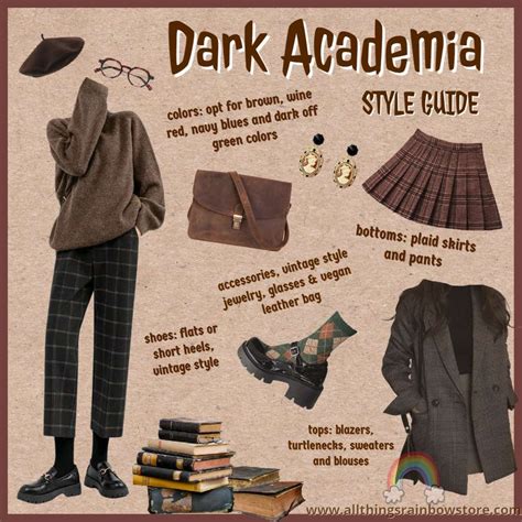 dark academia outfits   dark academia style guide aesthetic