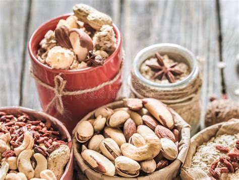 nuts closeup stock photo image  ingredient