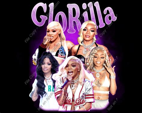 Glorilla Png T-shirt Design Bootleg Tees Design Ready to - Etsy