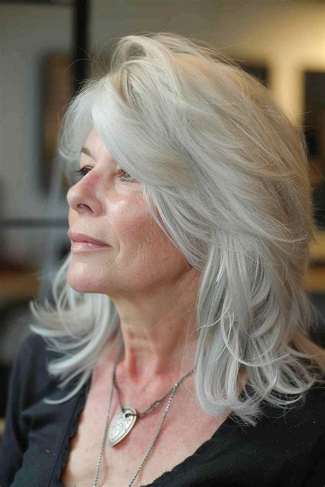 Shaggy Hairstyles For Fine Hair Over 50 2021 - Style Rambut Terkini