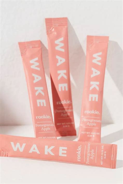 Rookie Wellness Wake Energy + Metabolism Supplement Stick Packs | Free ...