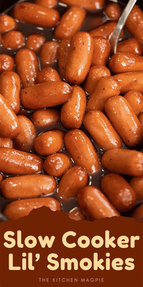 Saucey Lil Smokies Recipe - The Kitchen Magpie