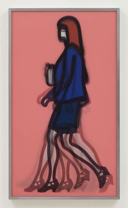 julian opie walking  london  banker detective lawyer nurse