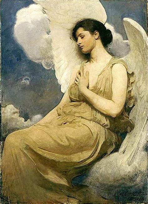 Winged Figure 1889 Abbott Handerson Thayer Angels in Art - Etsy | Angel ...