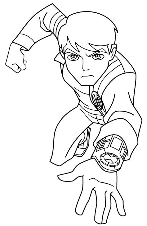 Desenho Do Ben 10 Para Imprimir - 30+ Desenhos do Ben 10 para colorir - Pop Lembrancinhas