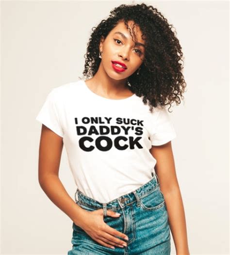 I Only Suck Daddy's Cock Unisex T-Shirt Ddlg T-Shirt Bdsm | Etsy