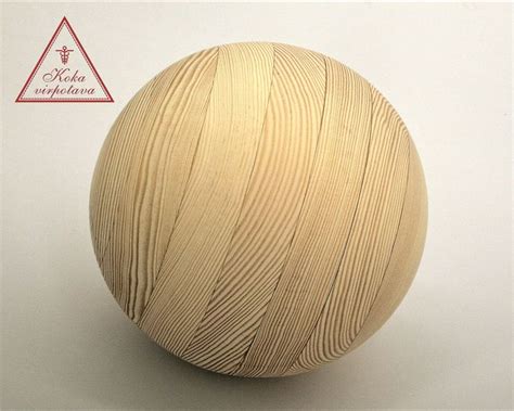 Wood Ball 195 Mm Large Wood Ball Wood Sphere 195 Mm Wood Ball 7,68 ...