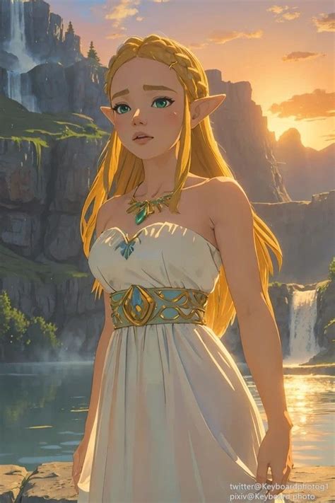 pin   princess zelda   legend  zelda breath