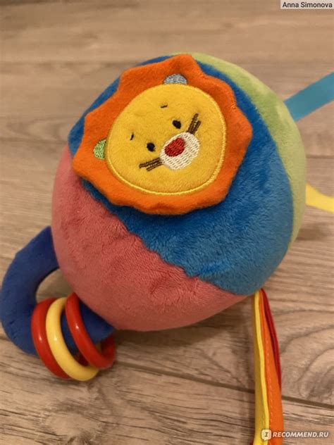Развивающая игрушка Baby Go Шар мягкий "радужный лев" - «Красивая ...