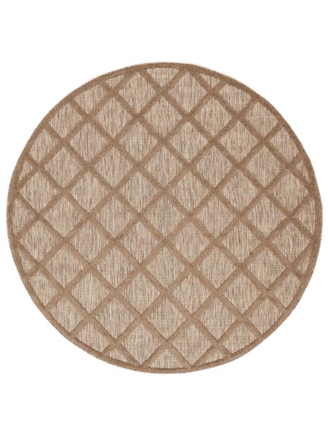 Rugvista core - Silja - Beige, Rund Ø 200 cm Matta - Rugvista