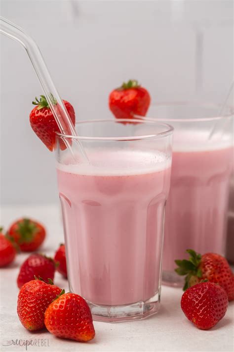Strawberry Milk - The Recipe Rebel