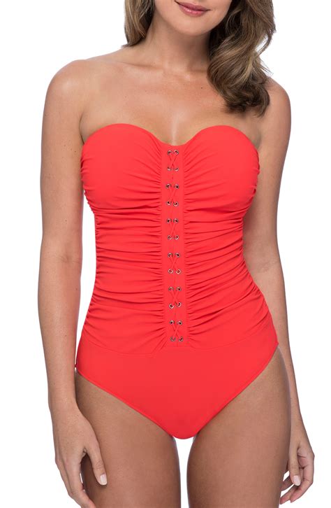 Strapless Swimwear One Piece at Oliver Lake blog