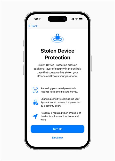 Apple helps protect user data and deter iPhone theft with security