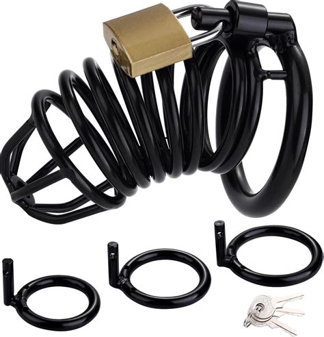 Amazon.com: Cock Cage Male Chastity Device Locked Cage Sex Toy,Lock