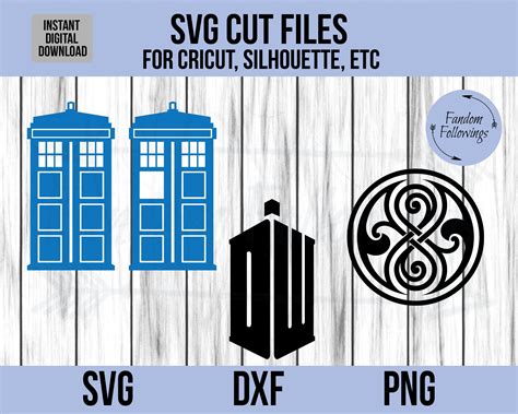 Doctor Who SVG Tardis Svg Seal of Rassilon SVG Cut File | Etsy