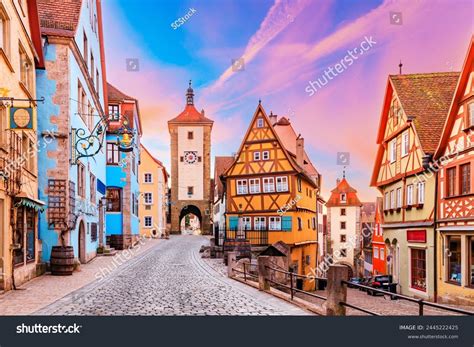 Rothenburg Ob Der Tauber Bavaria Germany Stock Photo 2445222425