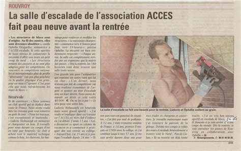 la salle descalade de lassociation acces fait peau neuve avant la