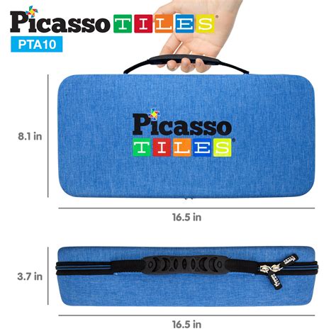 PicassoTiles Magnetic Tiles Storage Water Resistant Toy Case · PicassoTiles