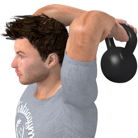 Kettlebell Triceps Extension Standing Video Exercise Guide