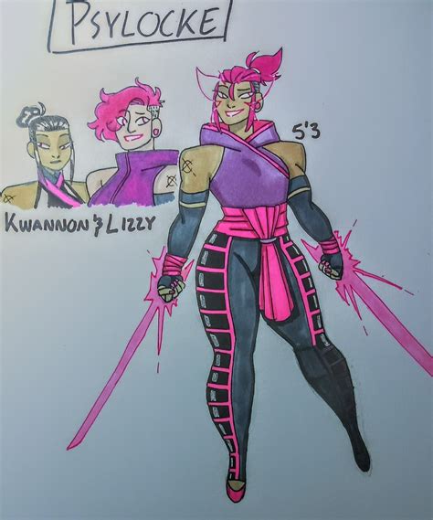 Psylocke Redesign by Oni18064 on DeviantArt