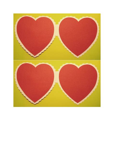 Heart Shape Template - Make Beautiful Crafts and Decorations