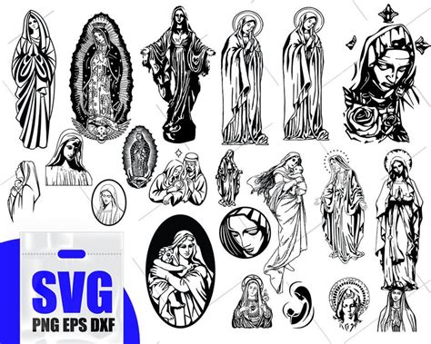 Virgin Mary Vector at Vectorified.com | Collection of Virgin Mary ...