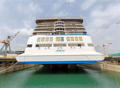 Oceania Cruises Floats Out New Ship Allura at Fincantieri Shipyard in