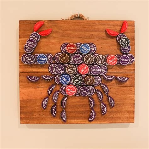 Bottle Cap Art - Crab | Abita Brewing Company