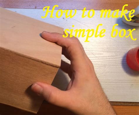 simple box instructables