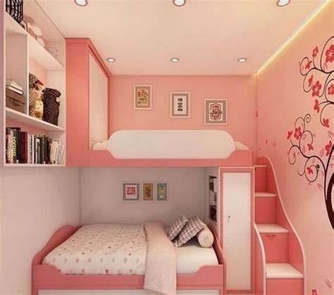 Quarto De Meninas Com Duas Camas - Quartos De Meninas Com 2 Camas Quarto De Solteiro Pequeno: +52 Modelos