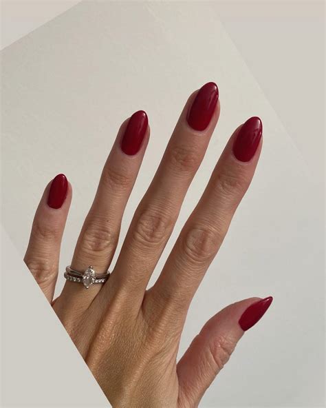 cherry red nails color 2