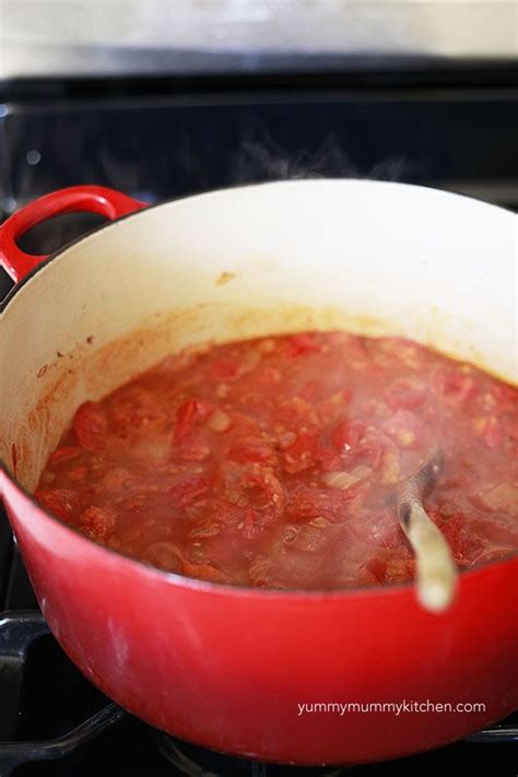 how to make marinara from fresh tomatoes