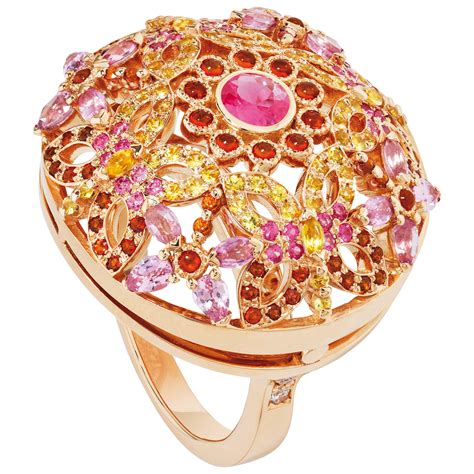 LALIQUE Psyche's Wings Ring 18K Rose Gold Size 55 For Sale at 1stDibs