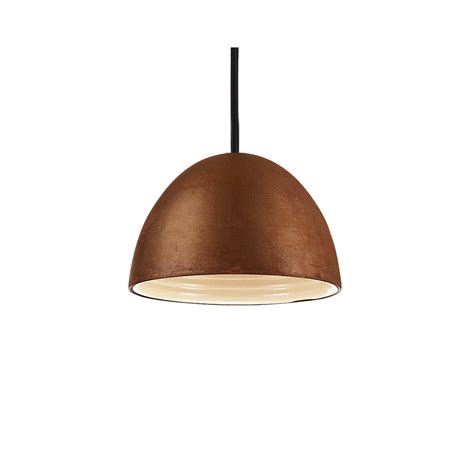 ideal lux folk small single light ceiling pendant  brown finish