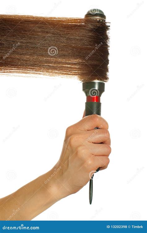 hair styling technique flattening  straightening smooth streamlined