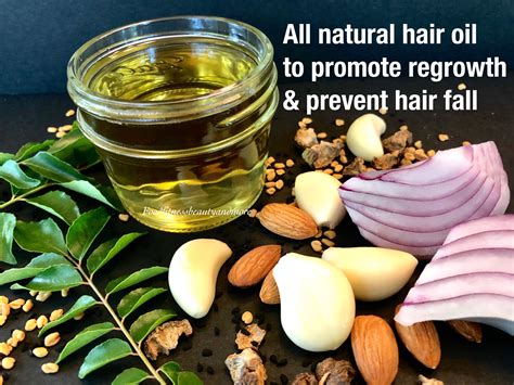 All Natural Hair Oil to Promote Regrowth and Prevent Hair Loss – Food