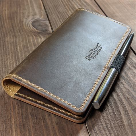 checkbook cover leather 2