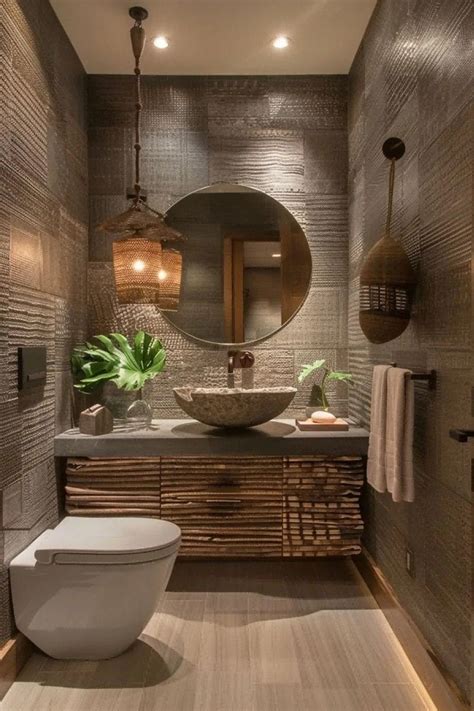 luxurious black bathroom design
