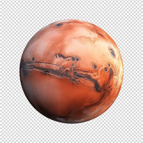 Premium PSD | Mercury planet isolated on transparent background