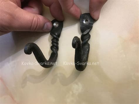 Фото кованых крючков: для одежды, вешалок, для цветов, ключей, дверные ...