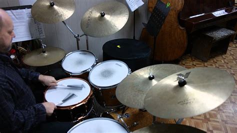 Соло на барабанах solo on drums Этюд Etude - YouTube