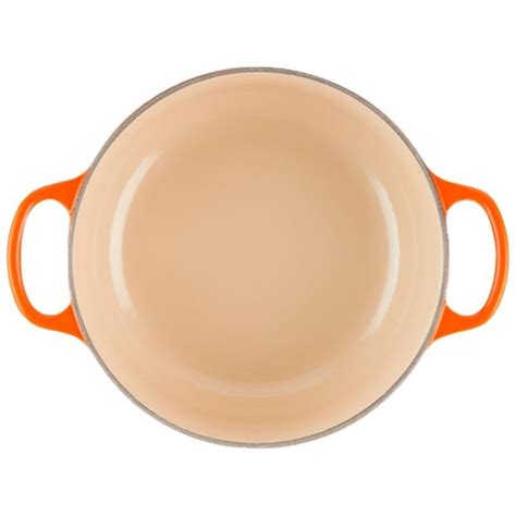 Кастрюля круглая 20см чугун Оранжевая лава LE CREUSET 21177200902430 ...