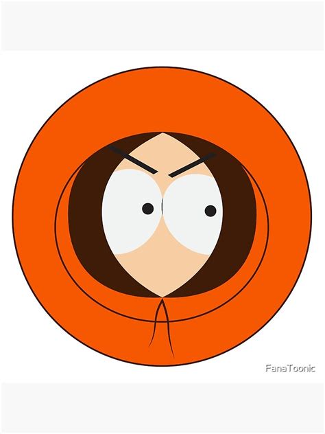 angry face  kenny poster  sale  fanatoonic redbubble
