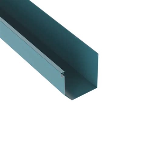 kynar aluminum box gutter  long sheet metal roof chicago