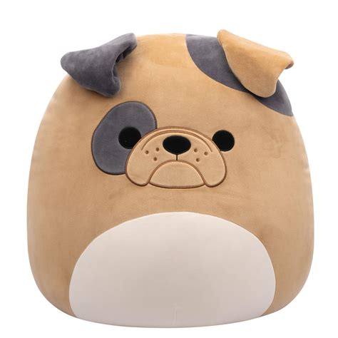 Amazon.com: Squishmallows Original 20-Inch Loafer Brown Bulldog
