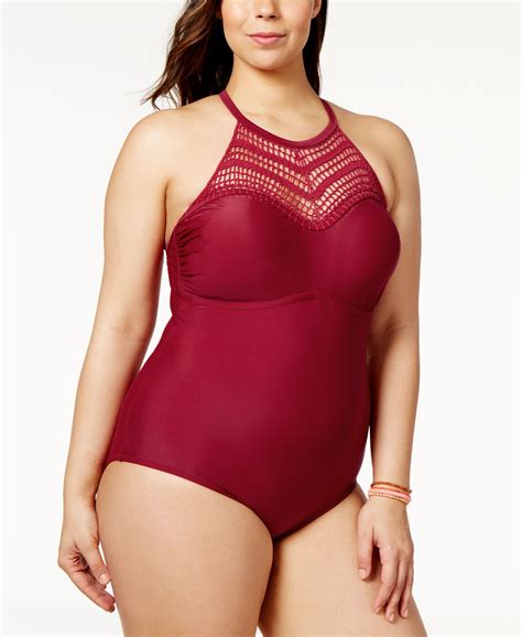 Plus Size Crochet One Piece Swimsuit | One Piece Swimsuit